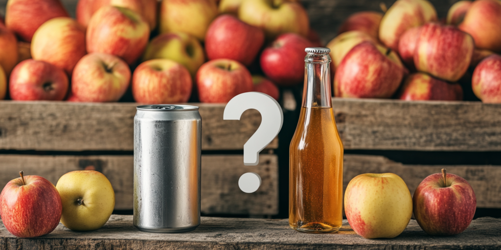The Great Cider Packaging Debate Glass Bottles vs. Aluminum Cans